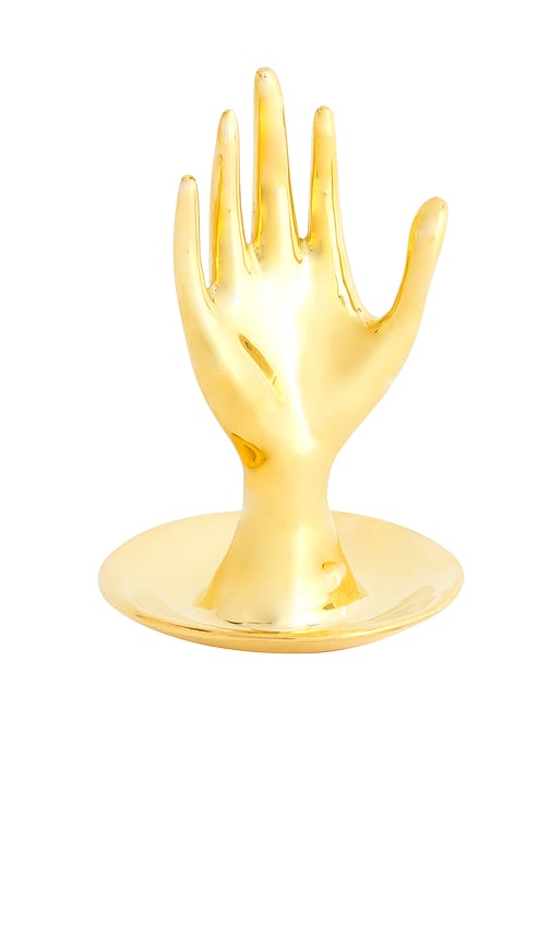 Brass Hand Ring Holder, image 2 of 3