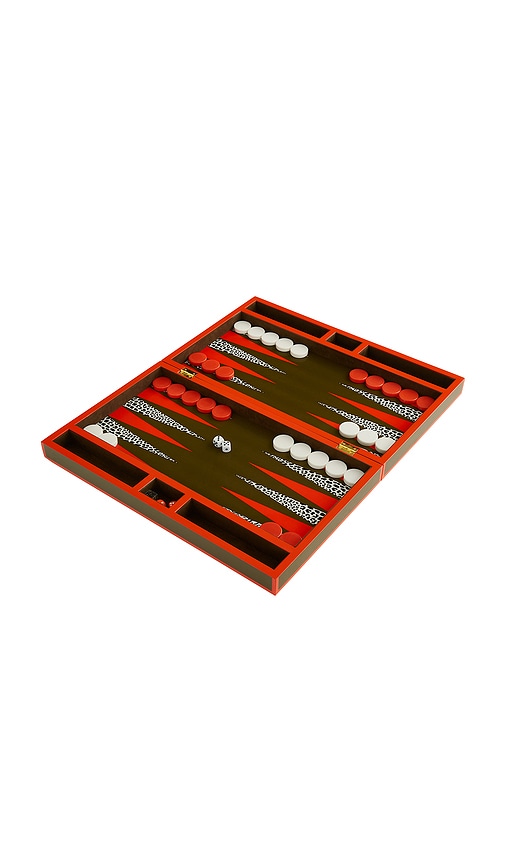 Jonathan Adler Leopard Backgammon Set In N,a
