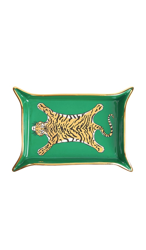 Tiger Valet Tray in Green