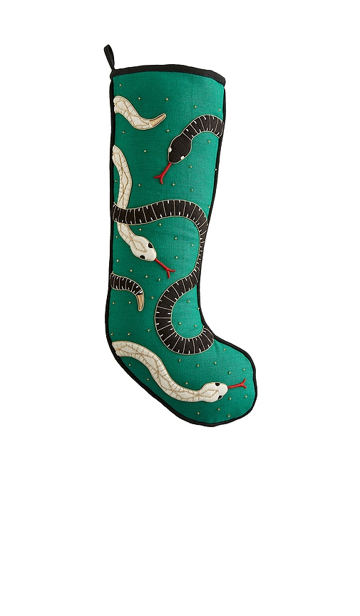Jonathan Adler Eden Stocking in Emerald