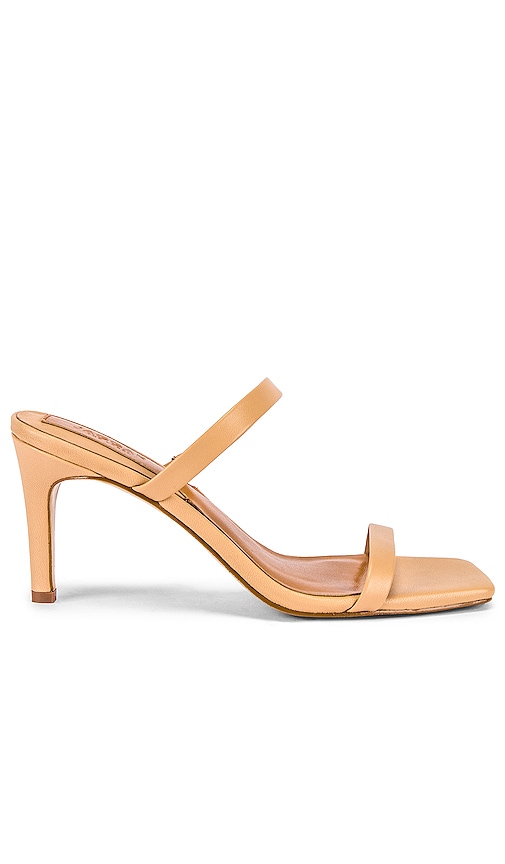 JAGGAR Two Strap Leather Sandal in Amberlight | REVOLVE