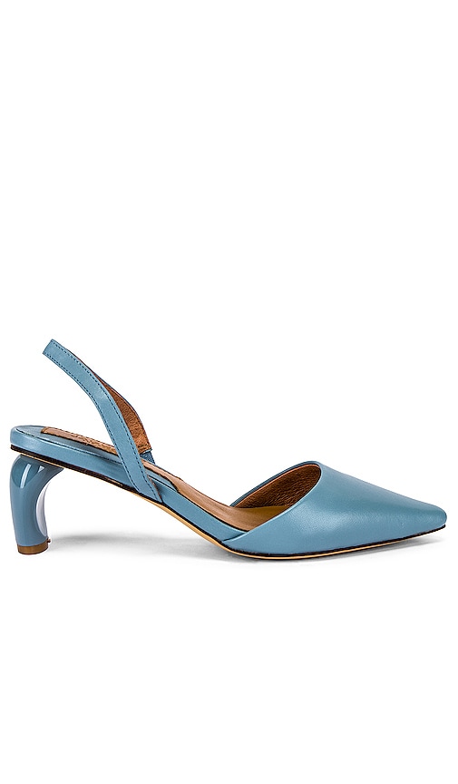 Virtue Leather Slingback Heel