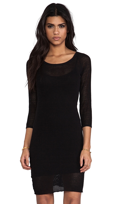 Raglan Mesh Dress