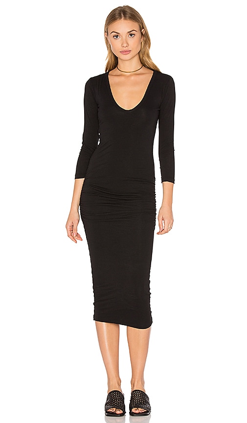 james perse black dress