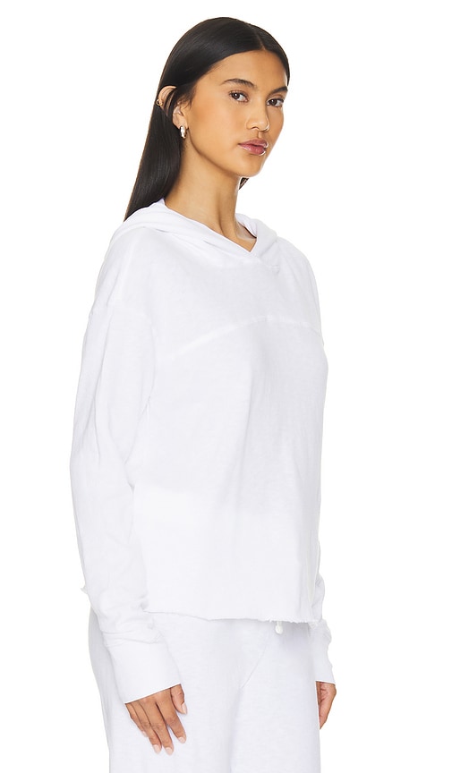 Shop James Perse Hooded Sweat Top In White