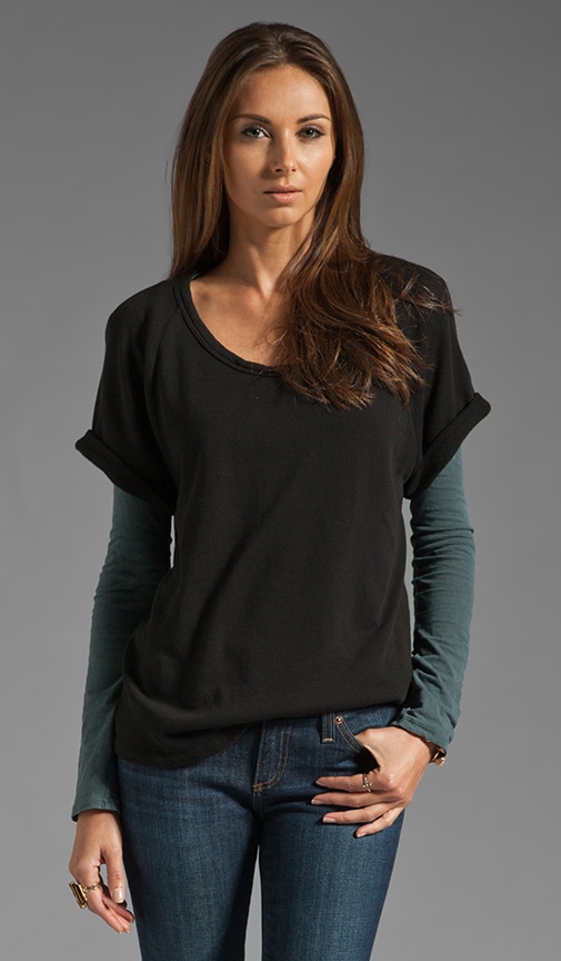 Short Sleeve Dolman Sweatshirt