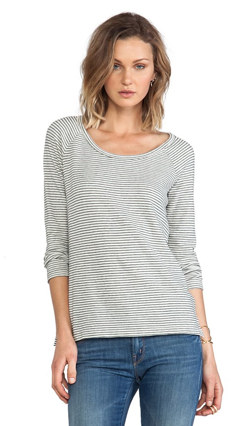 Mini Stripe Raglan Pullover