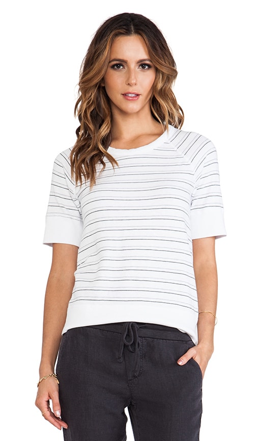 Stripe Raglan Pullover