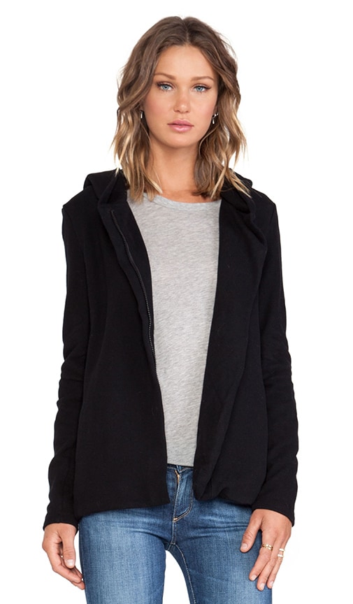 james perse black hoodie