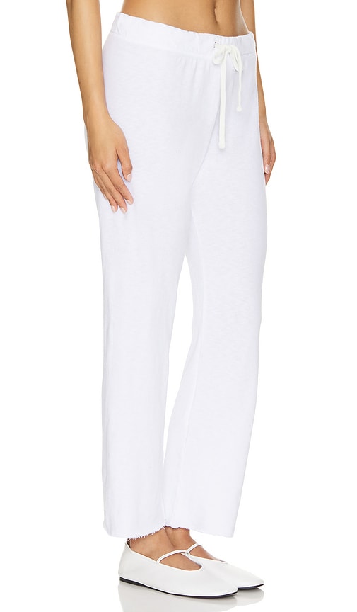 Shop James Perse Cutoff Sweatpant In White