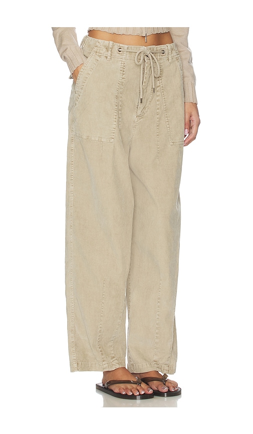 James Perse Pantalón De Pana Elástica De Canalé Fino En Color Beige Talla 26  (también En 27, 28, 29). 