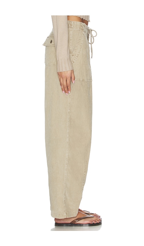 James Perse Pantalón De Pana Elástica De Canalé Fino En Color Beige Talla 26  (también En 27, 28, 29). 