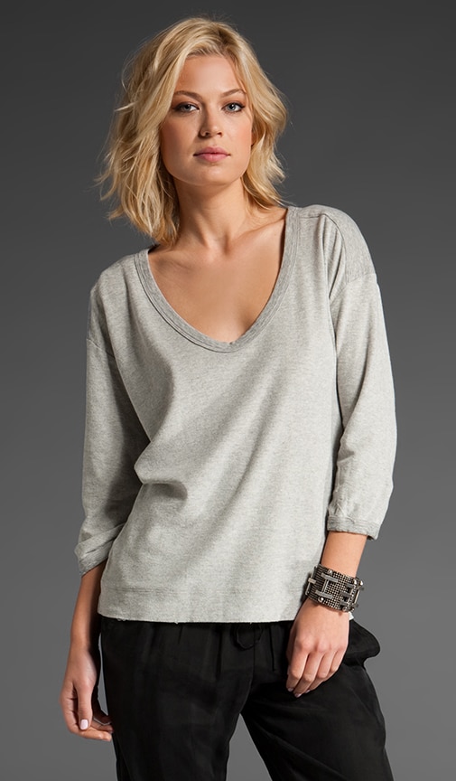 Scoop Sweatshirt Top