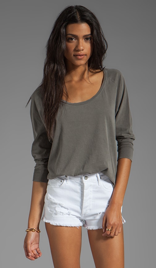 Sanded Jersey Raglan Dolman
