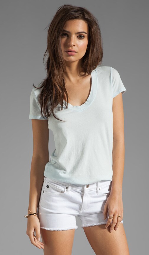Short Sleeve Relaxed V Tee