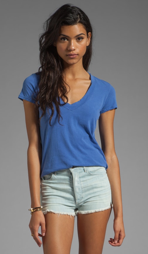 Short Sleeve Relaxed V-Neck Tee