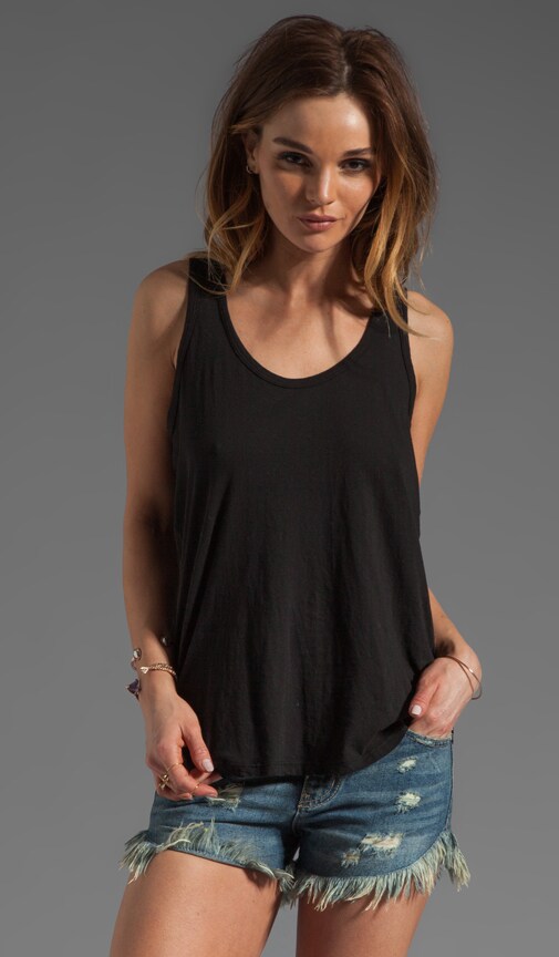Skinny Strap Baseball Tank