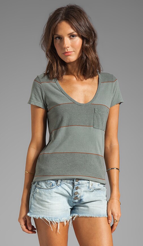 Coastal Stripe Boyfriend Tee
