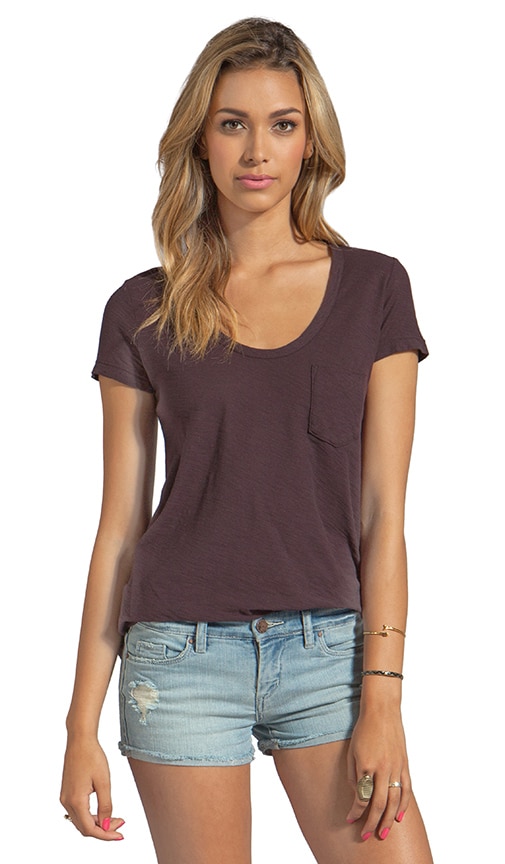 Sheer Slub Boyfriend Tee