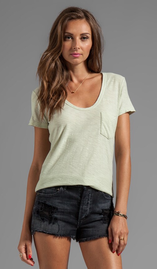 Sheer Slub Boyfriend Tee