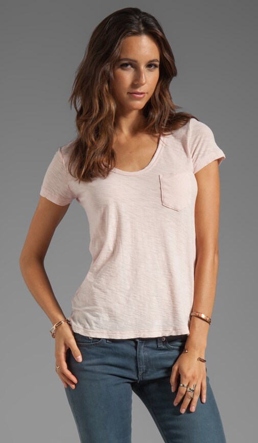 Sheer Slub Boyfriend Tee