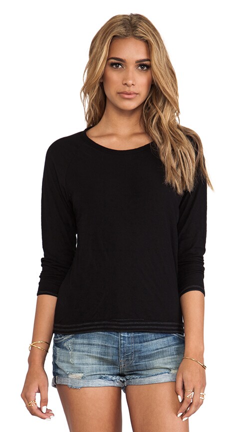 Double Layer and Stripe Raglan