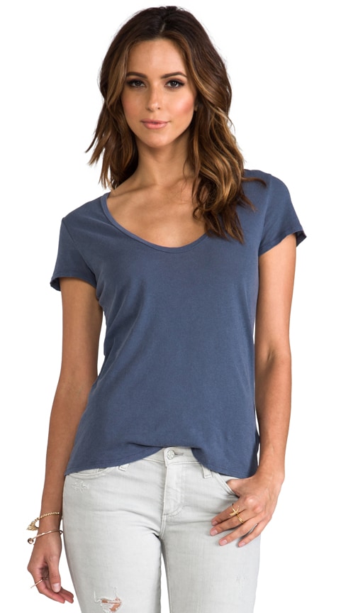 Relaxed Casual Scoop Neck