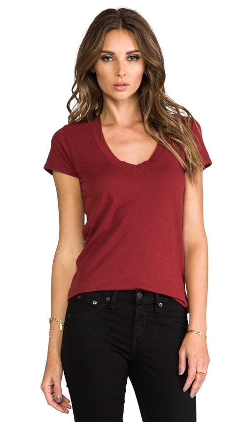 Relaxed Casual V Neck