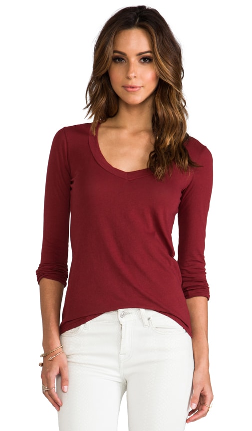 Long Sleeve V Neck