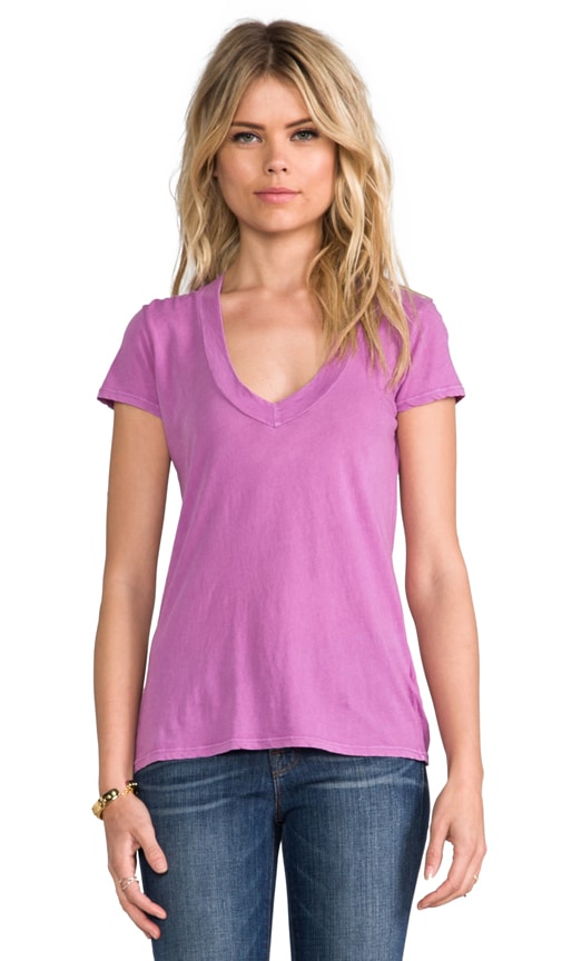 Short Sleeve Relaxed Casual V