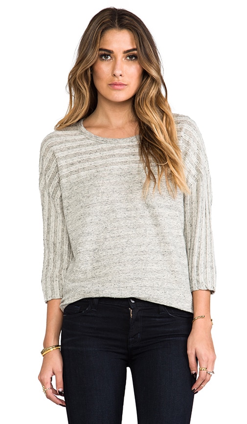 Colorblocked Breton Sweat Top