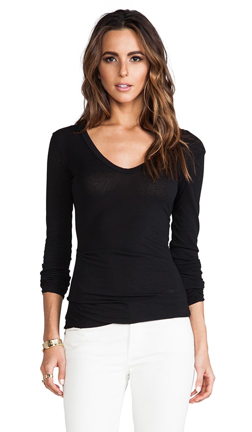 Tucked Double V Tee