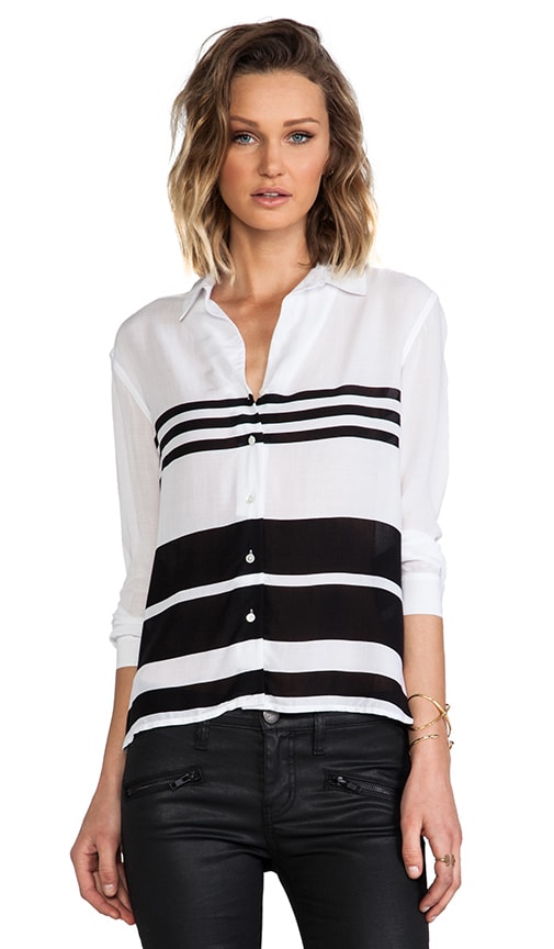 Relaxed Blanket Stripe Top