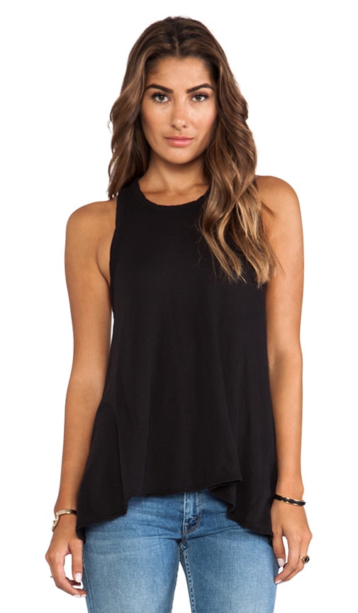 Crepe Jersey A Line Tank