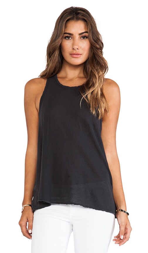Crepe Jersey A Line Tank