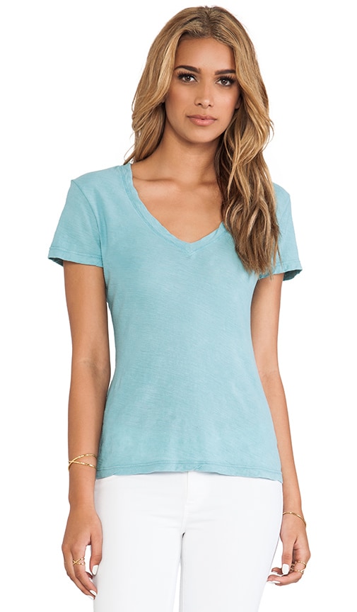 Casual Tee with Reverse Binding