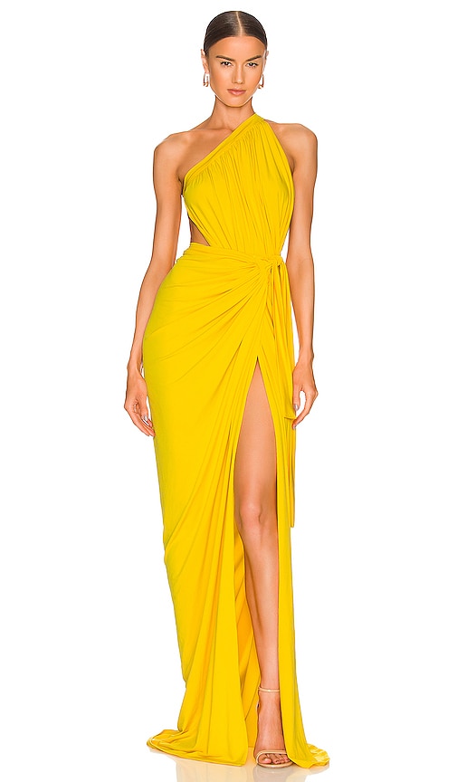 J.Angelique Disa Gown in Yellow | REVOLVE