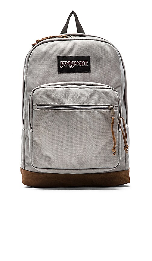 Jansport right pack backpack hotsell grey rabbit