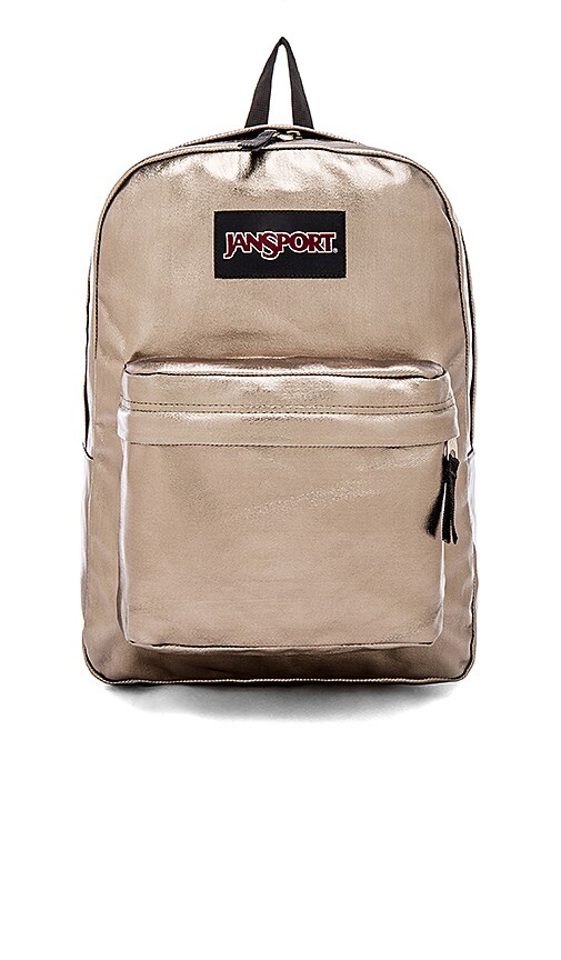 jansport metallic backpack