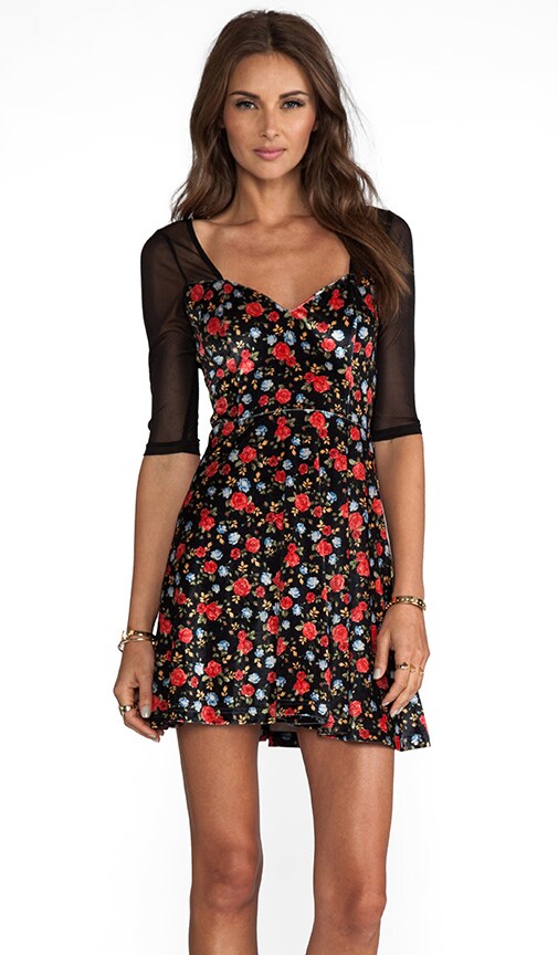 Dolly 3/4 Sleeve Floral Dress