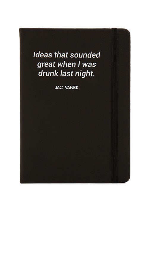 Drunk Ideas Notebook