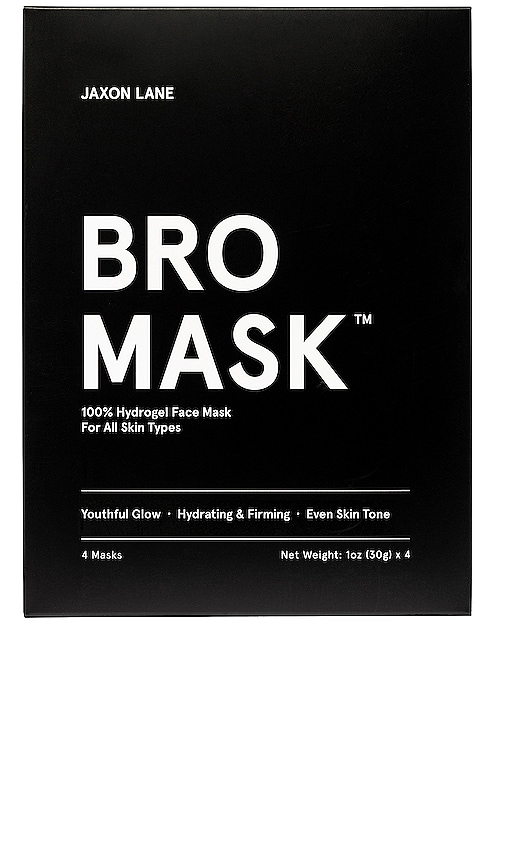 Jaxon Lane Bro Mask Sheet Mask (box Of 4) in Black.