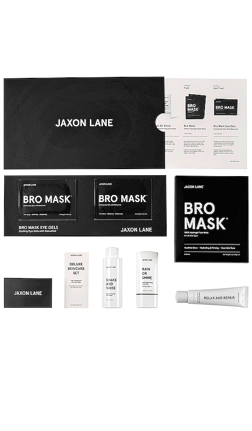 Jaxon Lane Deluxe Skincare Set in Black & White