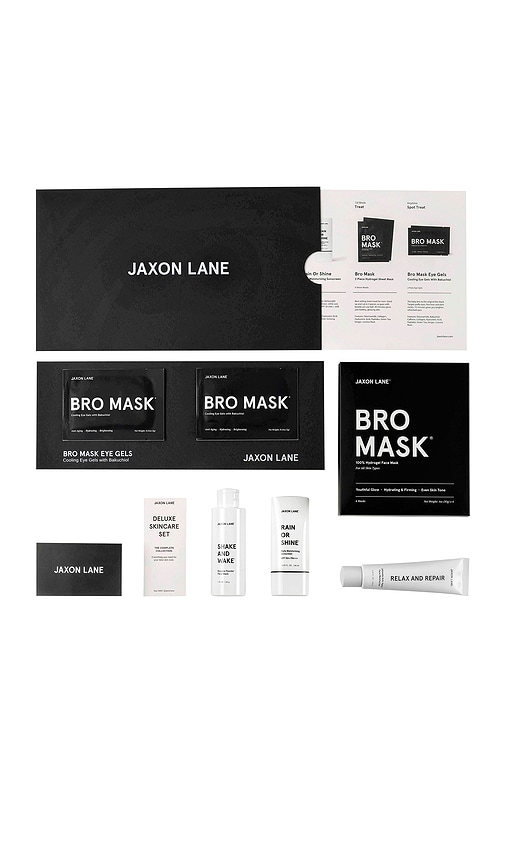 Jaxon Lane Deluxe Skincare Set in Black & White.