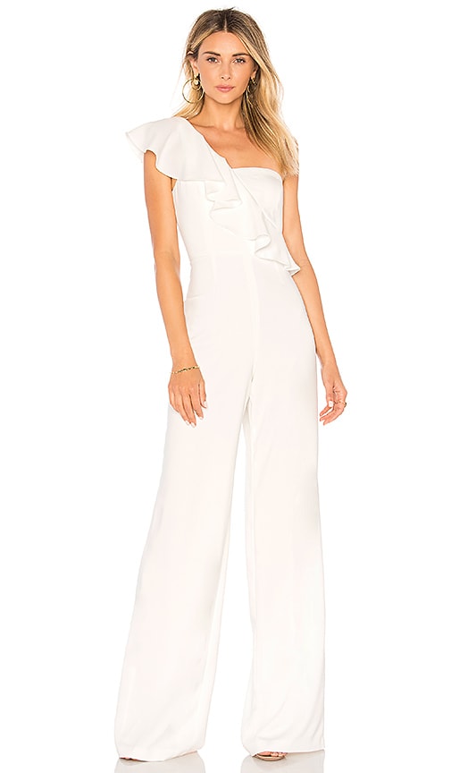 jay godfrey white jumpsuit