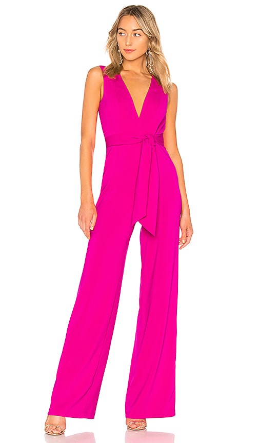 fuchsia pink jumpsuit