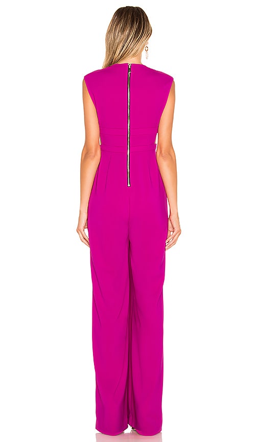 jay godfrey red bond jumpsuit