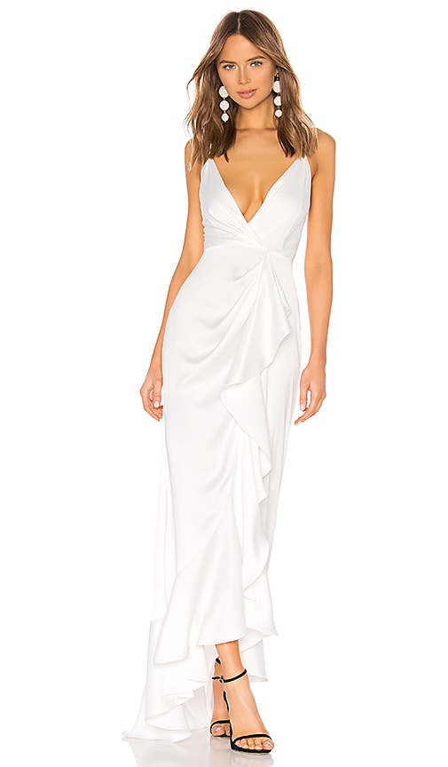 Jay Godfrey Elsie Gown in Diamond White