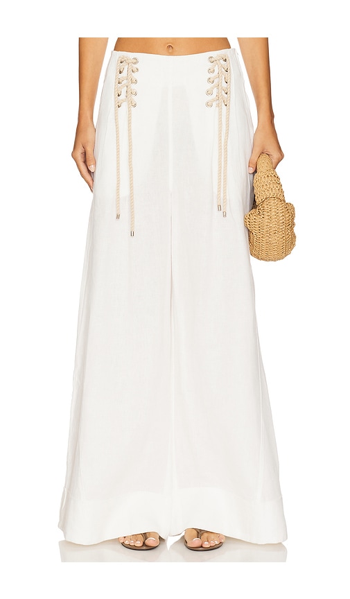 Hampton Pant in White. - size XL (also in L, M, S)