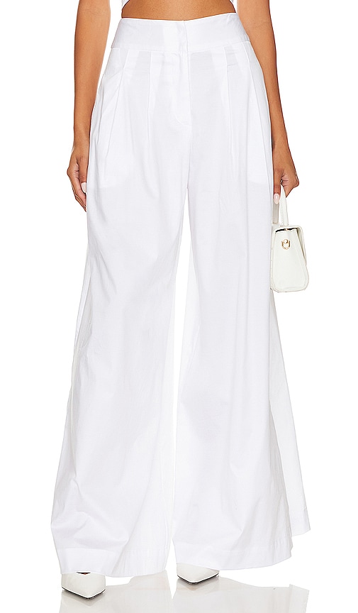 Just Bee Queen Logan Pant In White